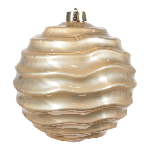 SFERA RIGATA PLASTICA CM.150 BEIGE